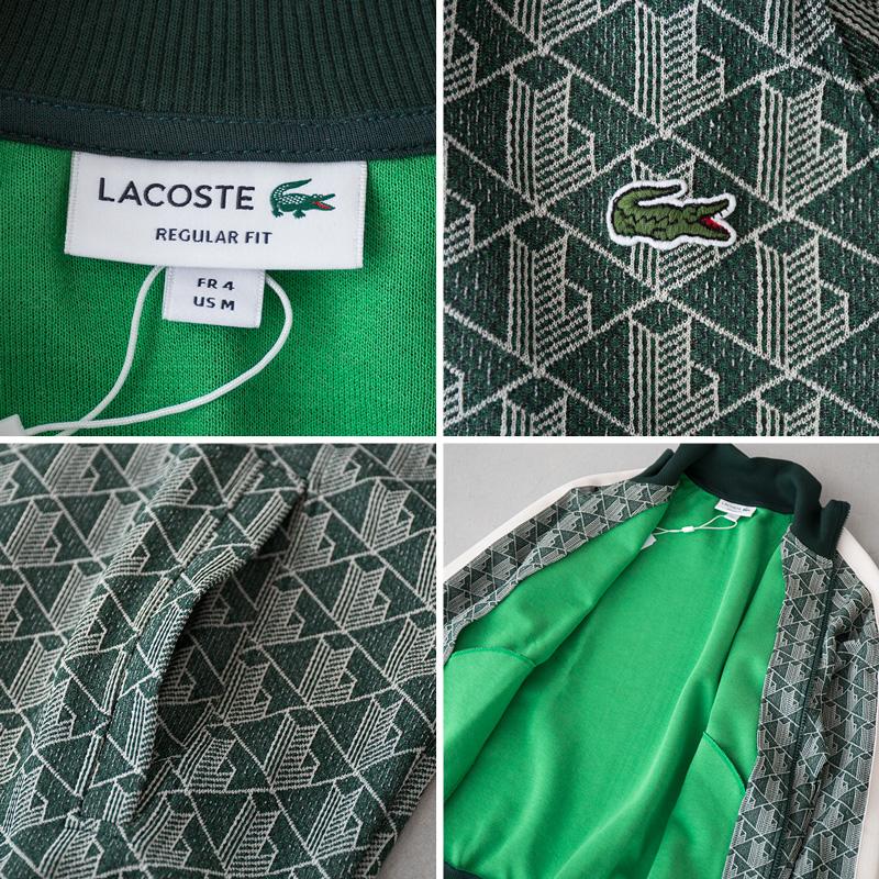 LACOSTE ラコステ モノグラム トラックジャケット SH0072L LACOSTE ラコステ モノグラム トラックジャケット SH0072L
