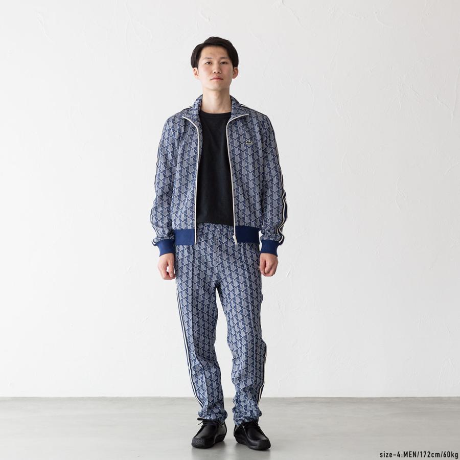 LACOSTE ラコステ モノグラム ジャカード トラックジャケット LACOSTE ラコステ モノグラム ジャカード トラックジャケット