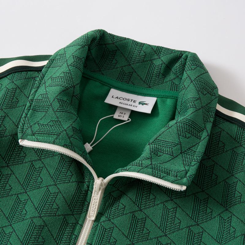 LACOSTE ラコステ モノグラム ジャカード トラックジャケット LACOSTE ラコステ モノグラム ジャカード トラックジャケット