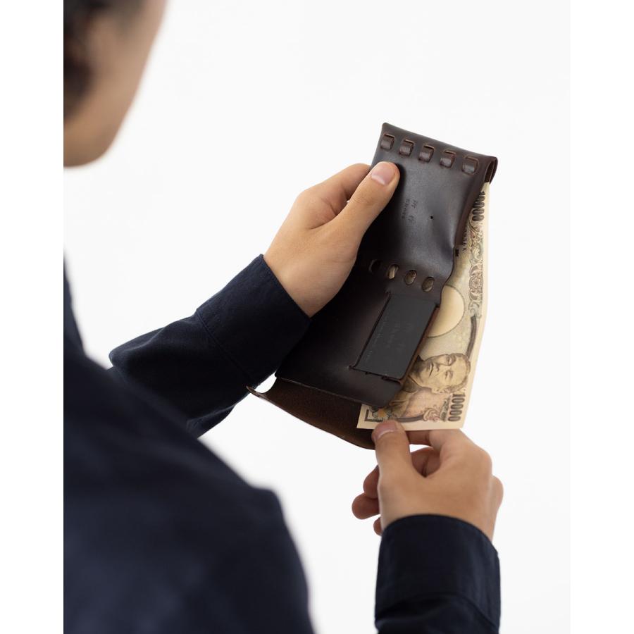 所作（shosa） 財布 cp ウォレット 3.5 shosa 日本製 本革 三つ折り