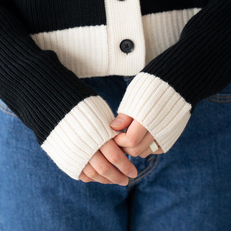 FRED PERRY（フレッドペリー） ボタン スルー カーディガン K6123