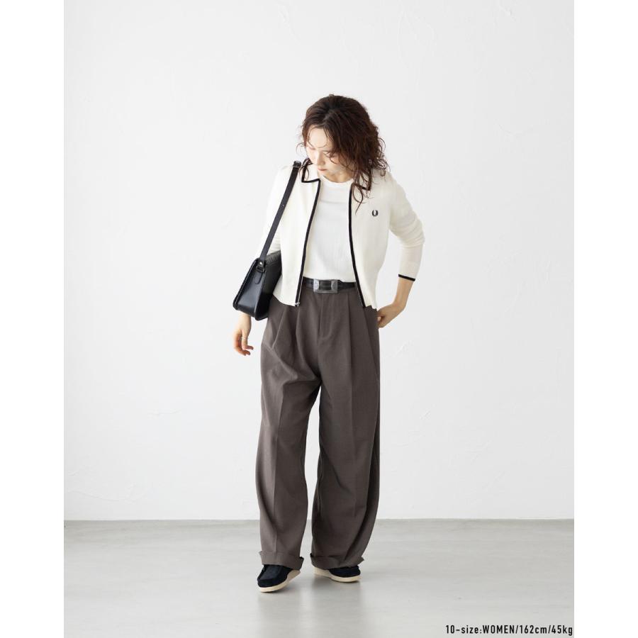 FRED PERRY（フレッドペリー） ジップ スルー ニット シャツ FRED