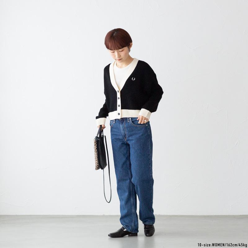FRED PERRY（フレッドペリー） ボタン スルー カーディガン K6123