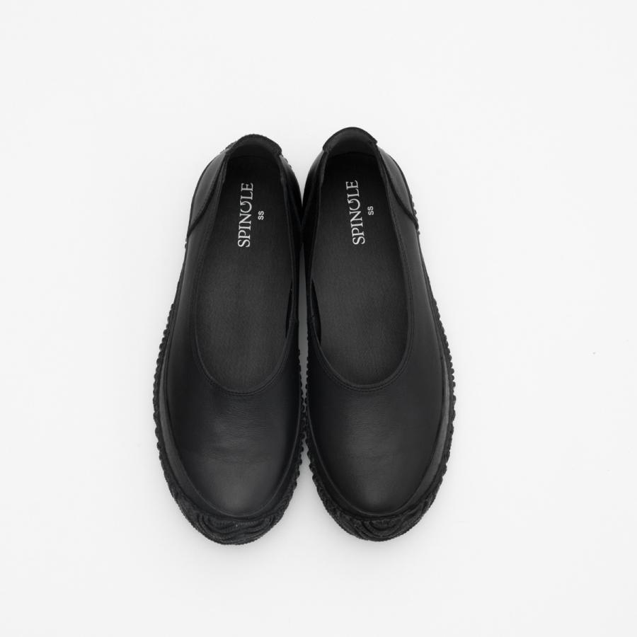 SPINGLE スピングル スニーカーパンプス S カンガルーレザー 黒 SPINGLE スピングル スニーカー パンプス カンガルーレザー 本革