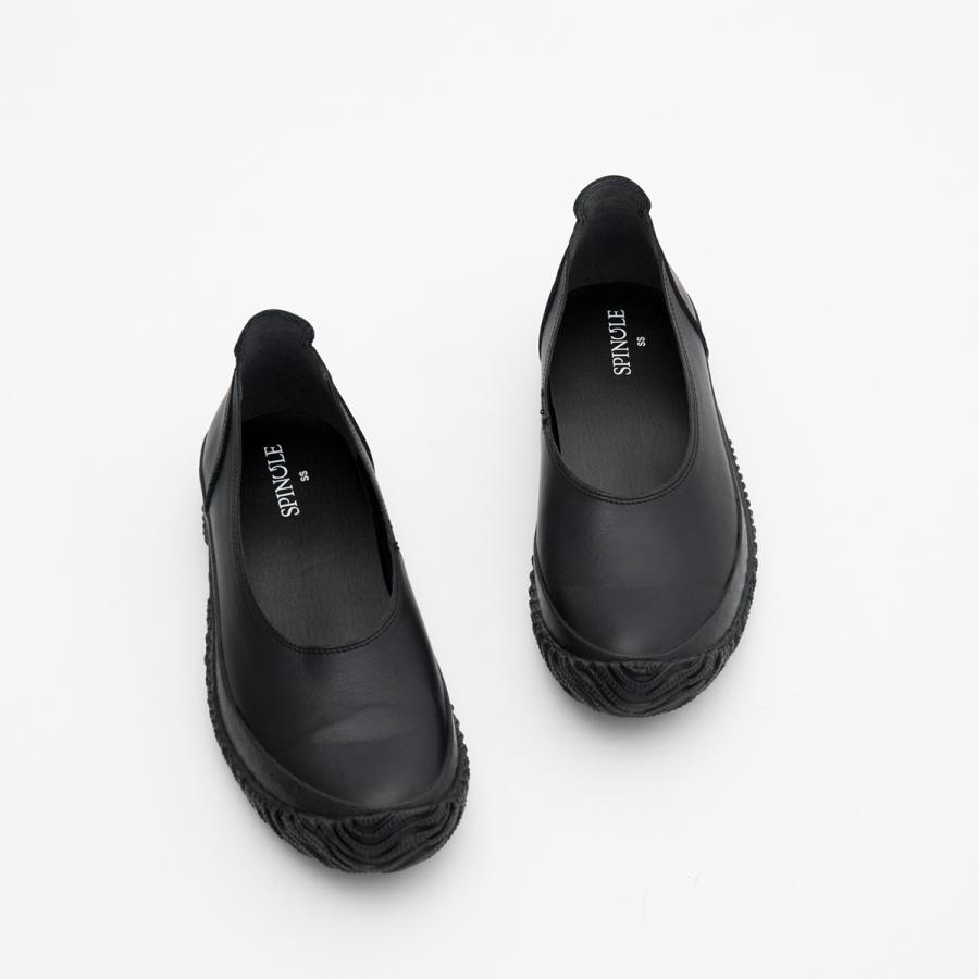 SPINGLE スピングル スニーカーパンプス S カンガルーレザー 黒 SPINGLE (スピング) SP-443 Black ブラック メンズ レディース