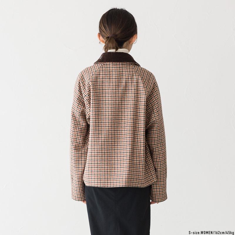 クラシック レア 美品 Barbour バブアー ハンチング ツイード ガン