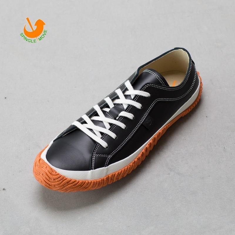 新品・未使用【SPINGLE】MOVE SPM-101/レザースニーカー/L/黒 SPINGLE スピングルムーブ レザー スニーカー SPM-101 ブラック