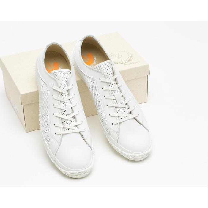 スピングルムーブ SPM-103 パンチングレザー スニーカー 61.ホワイト