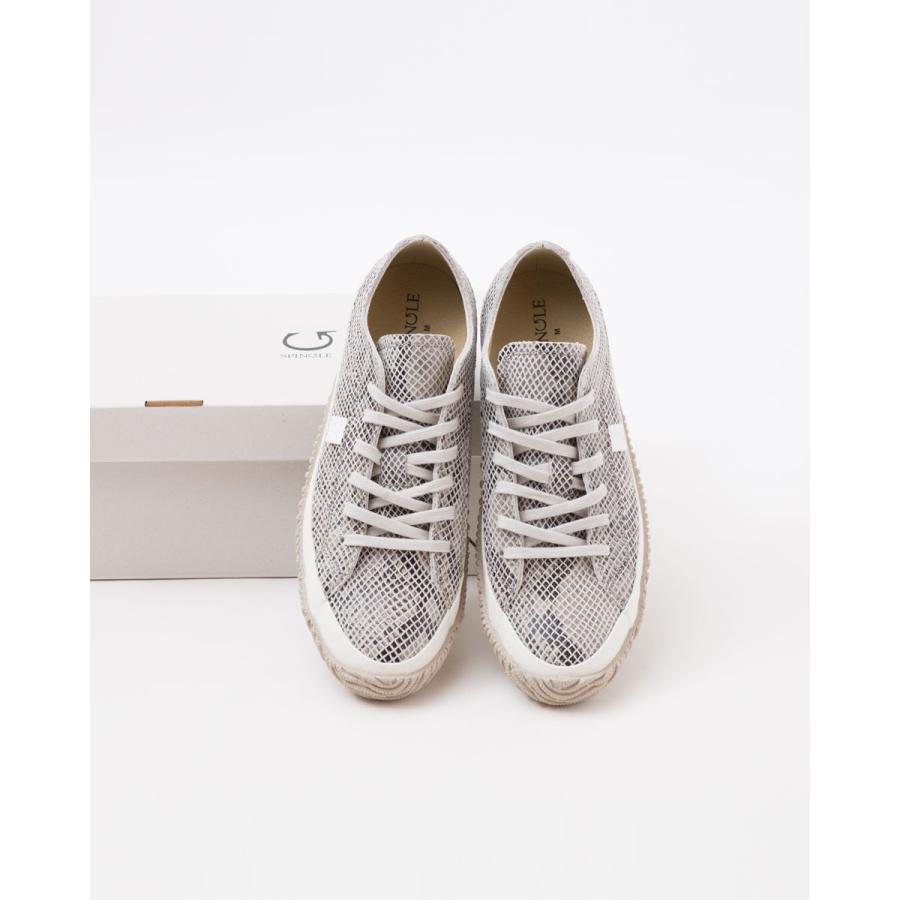 スピングル SP-104R スネーク柄 スニーカー 61.ホワイト SPINGLE