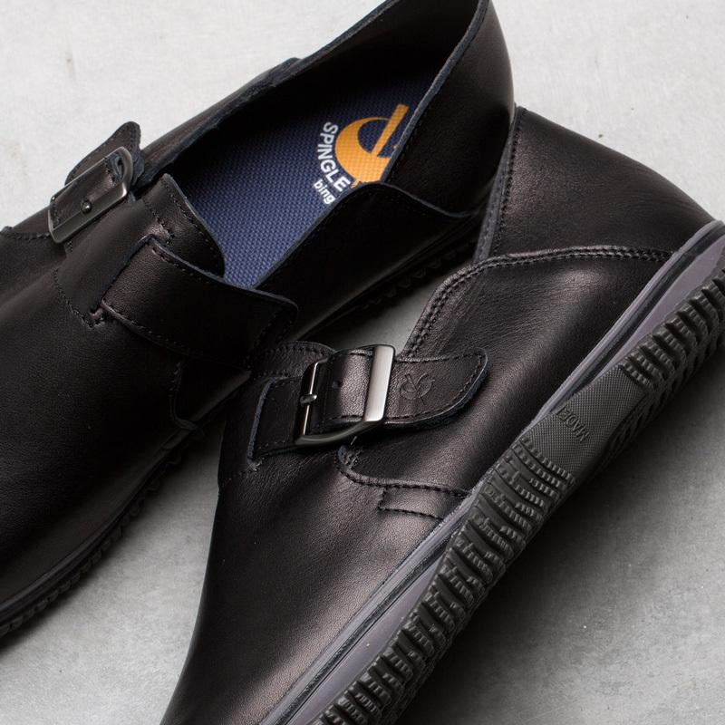 ムーヴ❣️マーベリック　2本セット スピングルムーブ 2WAY スリッポン SPM-727 05.ブラック カウレザー