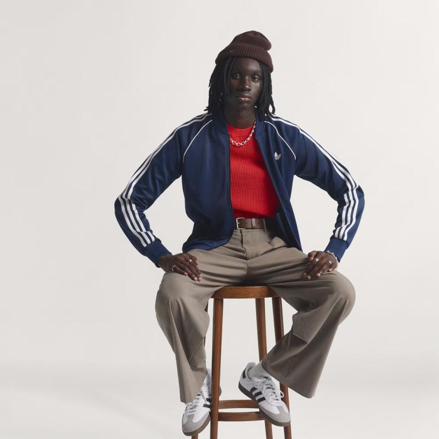 adidas ジャージジャケット Ｍサイズぐらい　90's 90s adidas アディダス トラックジャケット ジャージ ロゴ XL80s