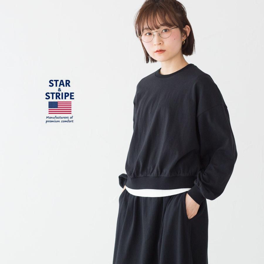 STAR&STRIPE（スターアンドストライプ） パフスリーブ ロングTシャツ
