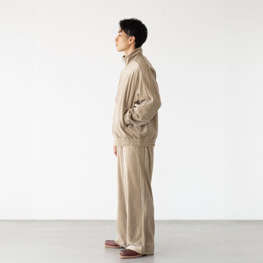 PUMA プーマ T7 ユニセックス オーバーサイズ ベロア トラック PUMA プーマ T7 ユニセックス オーバーサイズ ベロア トラック