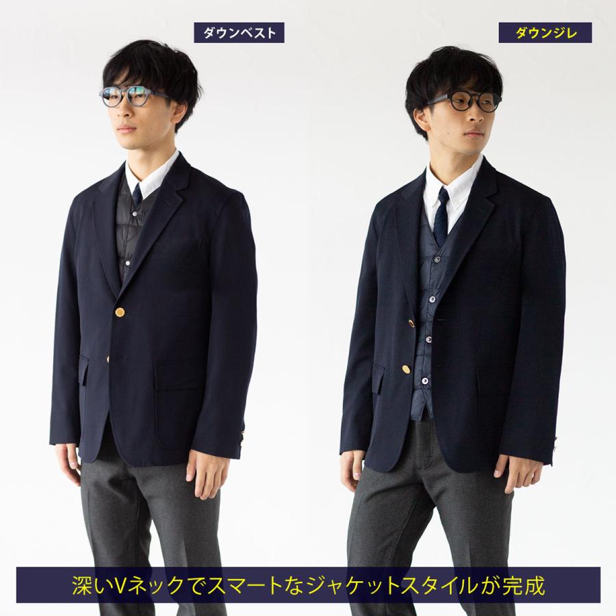 TAION（タイオン） ベーシック Vネックボタン ダウン ジレ TAION-003 