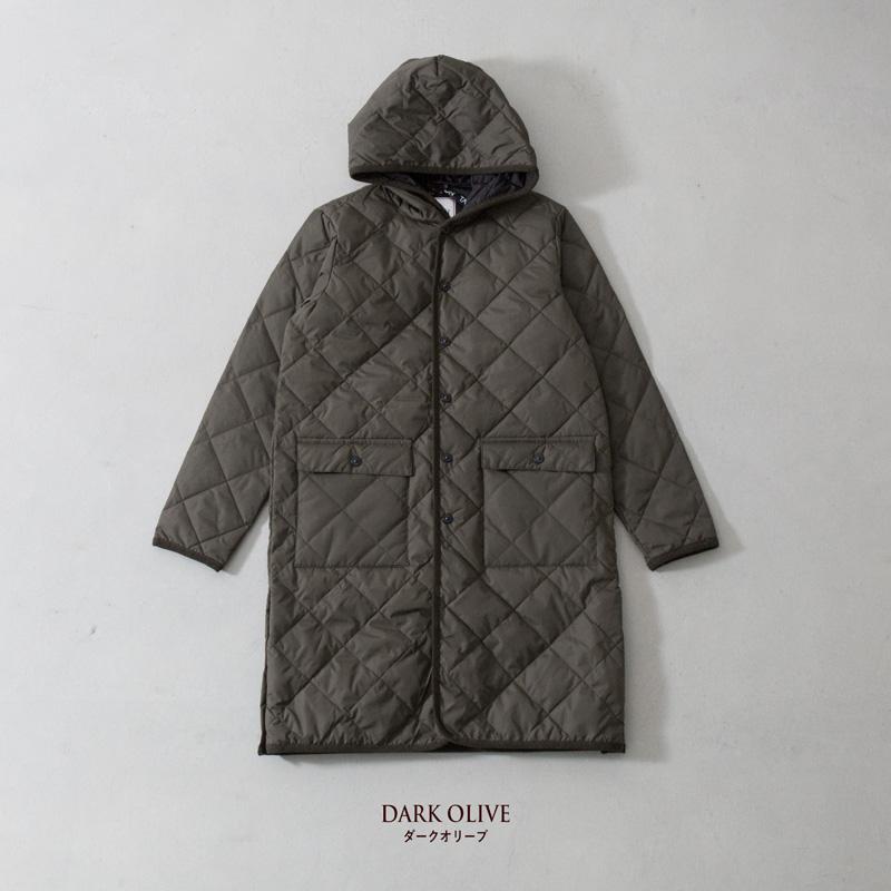 TAION タイオン パイピングフード ロングダウンコート CITY LINE TAION タイオン パイピングフード ロングダウンコート CITY LINE