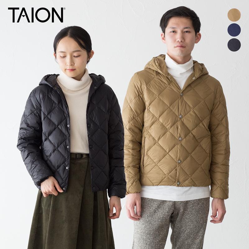 TAION タイオン フード ダウンジャケット TAION-106BCI メンズ TAION タイオン フード ダウンジャケット TAION-106BCI メンズ