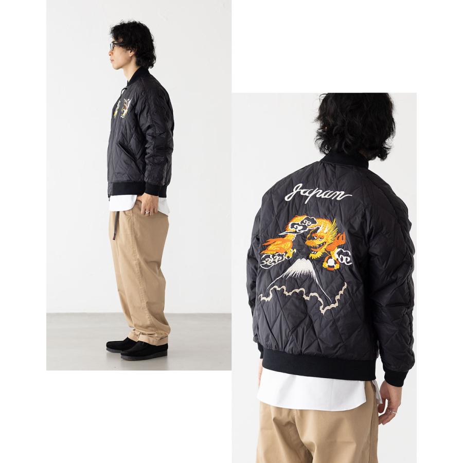 TAION（タイオン） リバーシブル スカジャン ダウン ジャケット