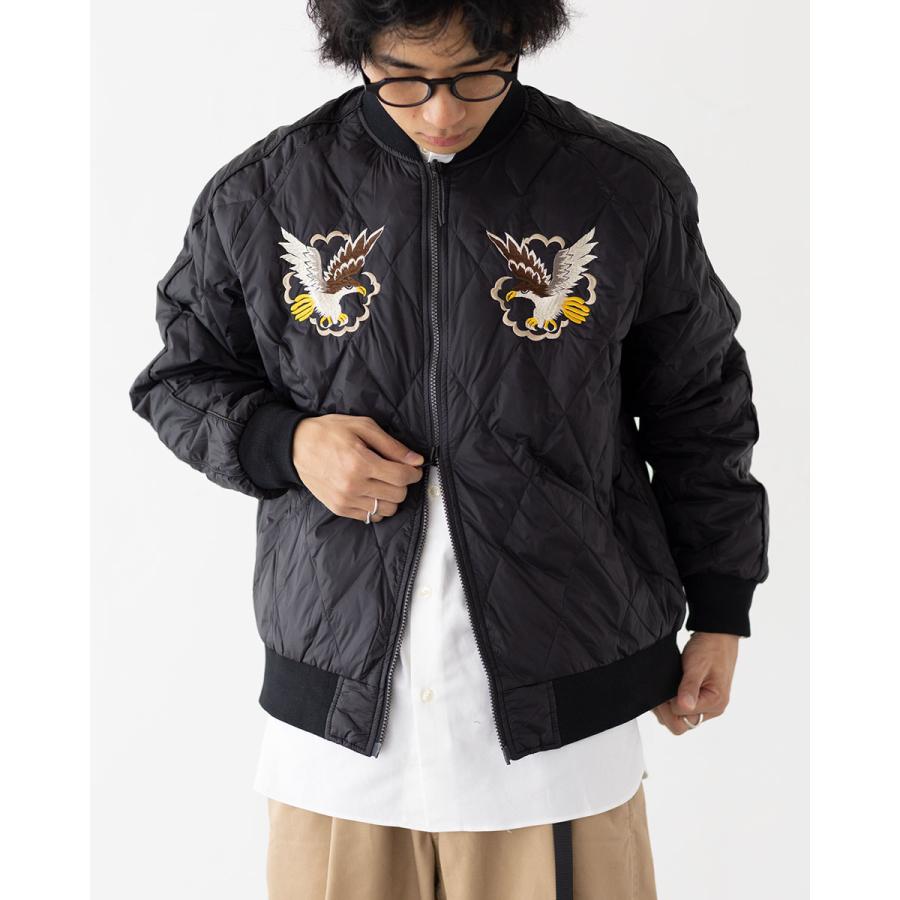 TAION JAPANスペシャルリバーシブルスカジャンダウンジャケットLサイズ ジャパンスペシャル リバーシブル スカジャン ダウンジャケット