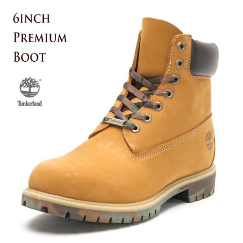 ティンバーランド 6インチ プレミアム ブーツ Timberland ウィートヌバック ウィズ カモアウトソール シューズ :tb06717