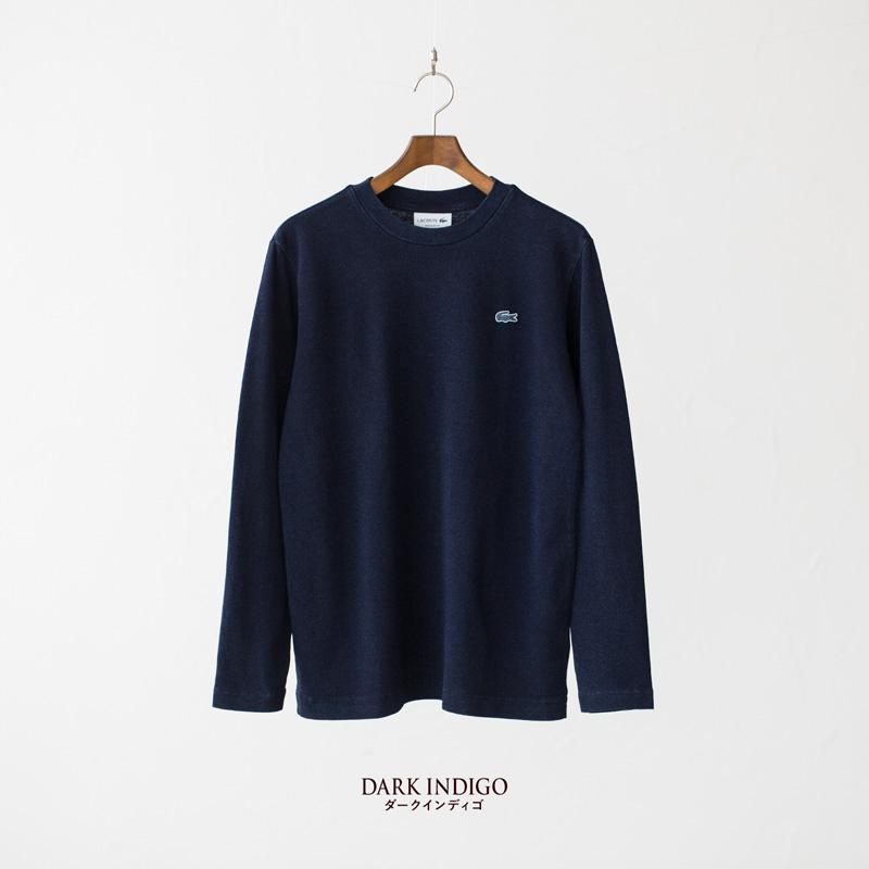 ラコステ インディゴ ピケ 長袖 Tシャツ TH372LJ / TH372EL 鹿の子