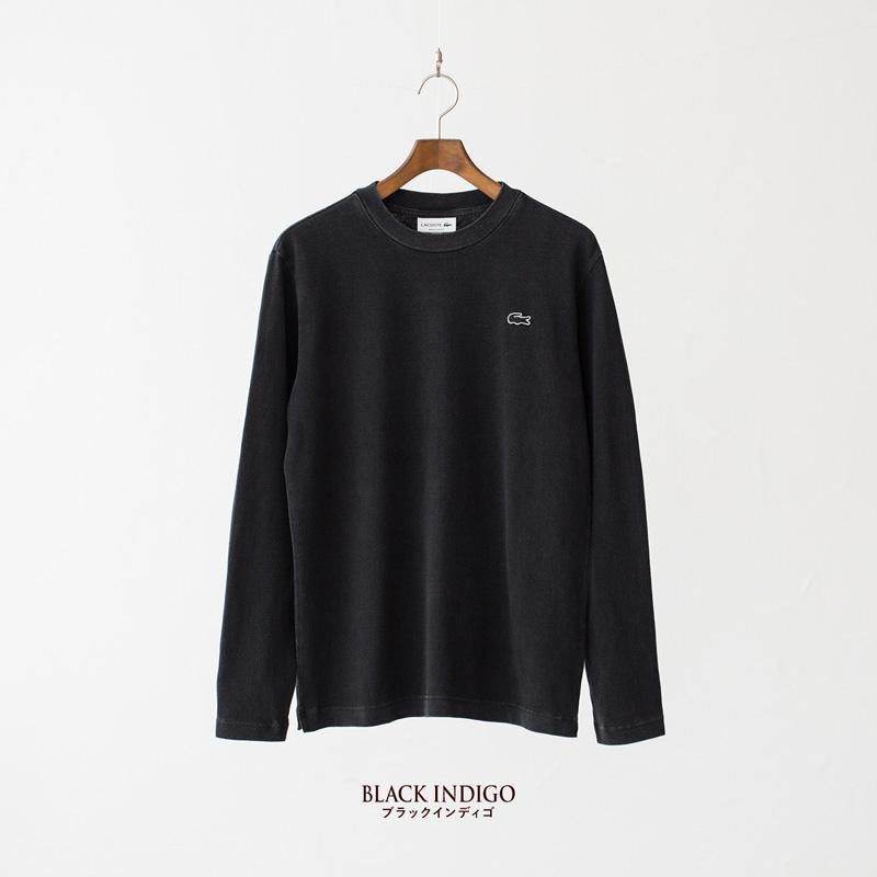 ラコステ インディゴ ピケ 長袖 Tシャツ TH372LJ / TH372EL 鹿の子