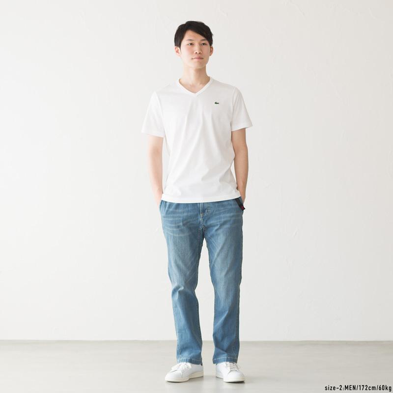 LACOSTE（ラコステ） 製造中止・日本製 半袖 Vネック Tシャツ TH632E