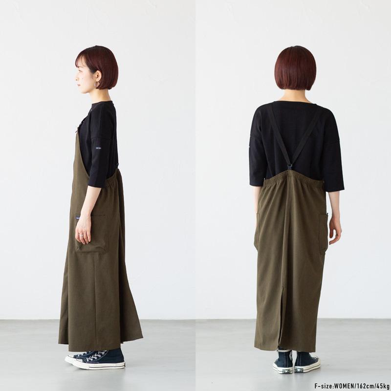 新品　THOUSAND MILE サウザンドマイル　サロペットスカート　オリーブ 新品 THOUSAND MILE サウザンドマイル サロペットスカート オリーブ