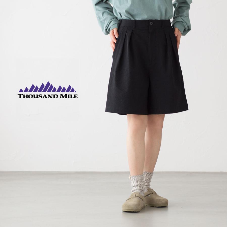 THOUSAND MILE（サウザンドマイル） タック ショートパンツ ハーフ