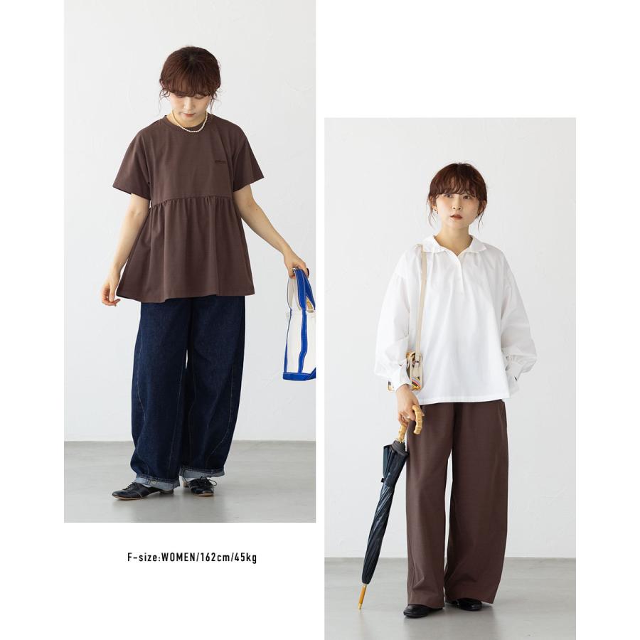 THOUSAND MILE（サウザンドマイル） セットアップ ギャザーヘム T