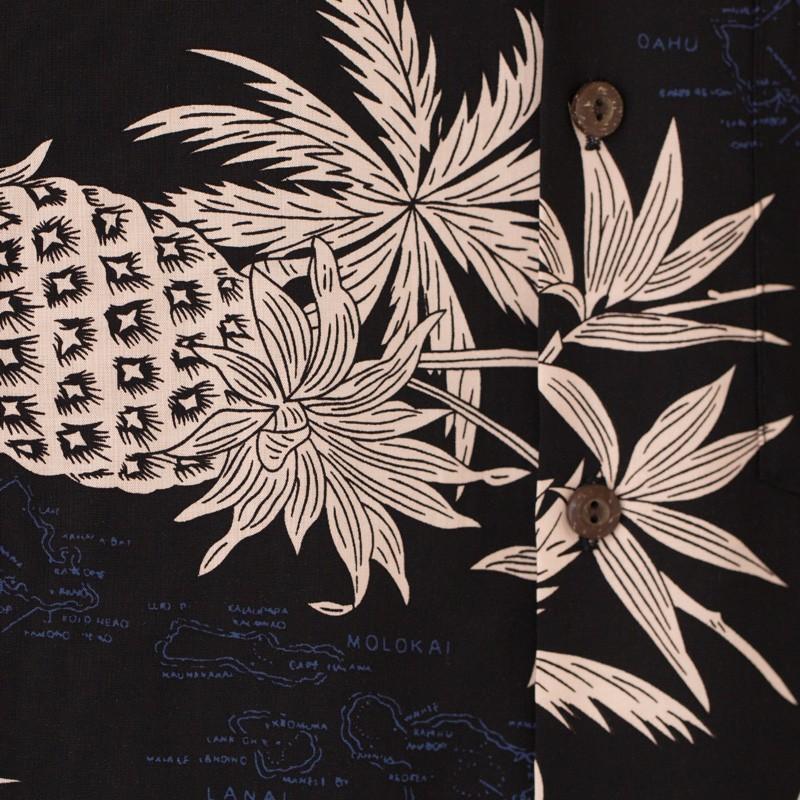 トゥーパームス パッチワーク アロハシャツ 米国製 パームツリー