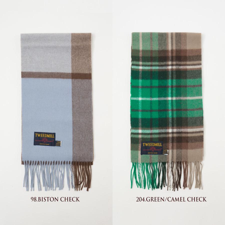 TWEED MILL（ツイードミル） ラムズ ウール マフラー 英国製 TWEEDMILL