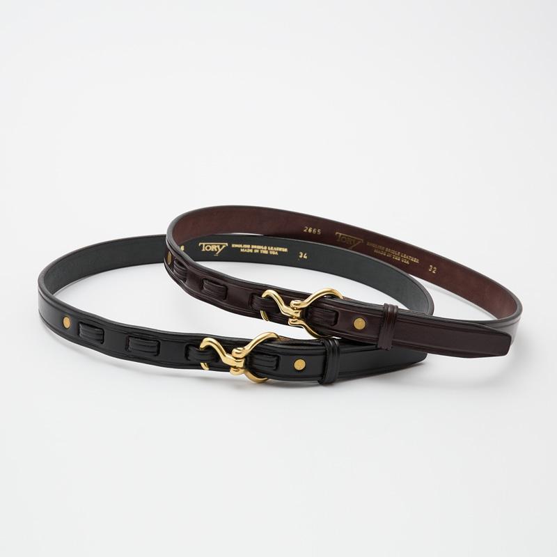 TORY LEATHER トリーレザー ミニ フックバックル ベルト 細め 1 TORY LEATHER トリーレザー ミニ フックバックル ベルト 細め 1