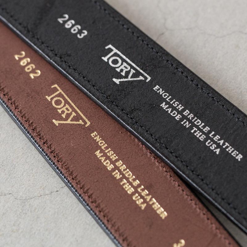 TORY LEATHER（トリーレザー） ペリカン ホック ベルト 本革 英国