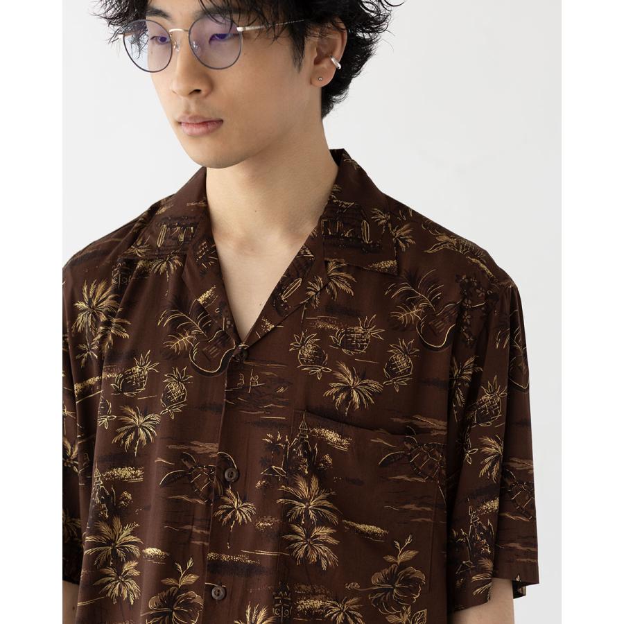 トゥーパームス アロハシャツ 米国製 ハワイアン シャツ MADE IN