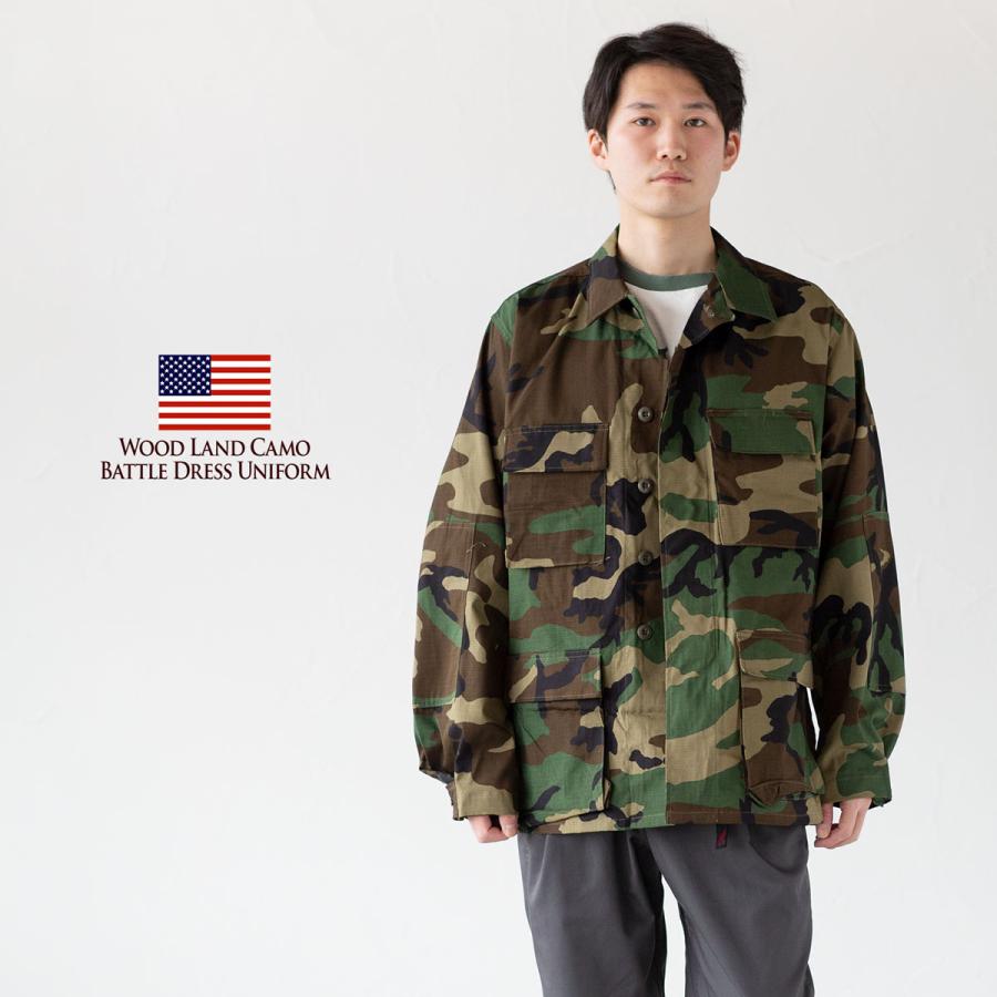 SURPLUS アメリカ軍 デットストック BDUジャケット 迷彩 ウッド SURPLUS アメリカ軍 デットストック BDUジャケット 迷彩 ウッド