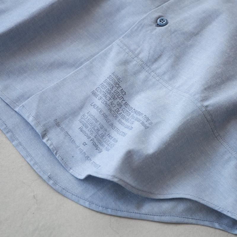 着丈リメイク US.NAVY シャンブレーシャツ '90s デッドストック 着丈リメイク US.NAVY シャンブレーシャツ '90s デッドストック