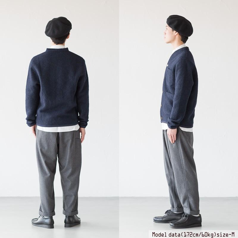 【未使用】ウール混　カーディガン　ダークグレー　M カーディガン(ファッション)の新品・未使用品・中古品｜Yahoo!フリマ