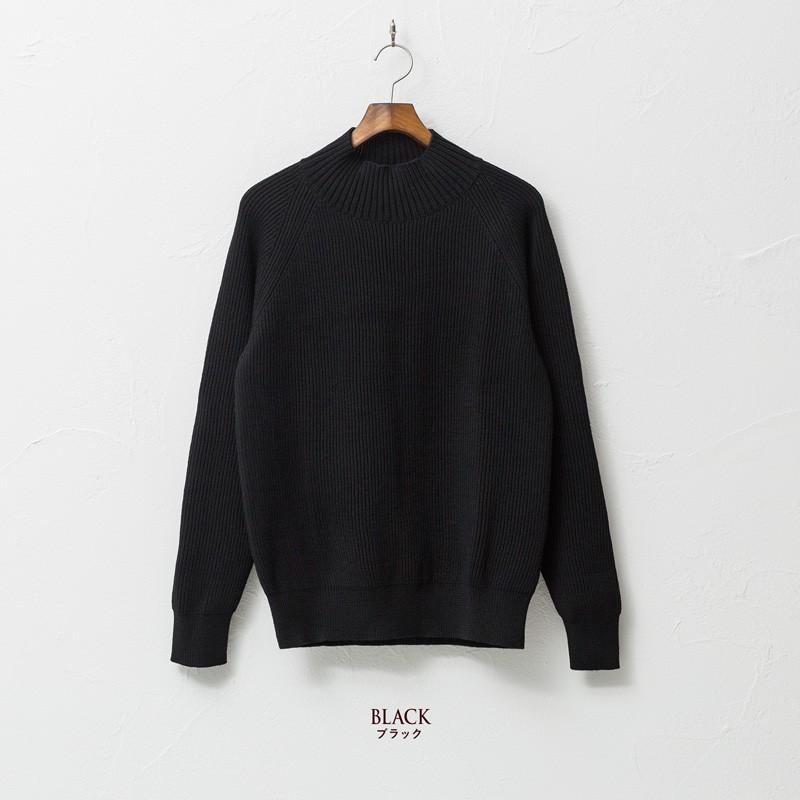 ヴァンソンエミレイユ 畦編み ハイネック セーター 8GG AZE