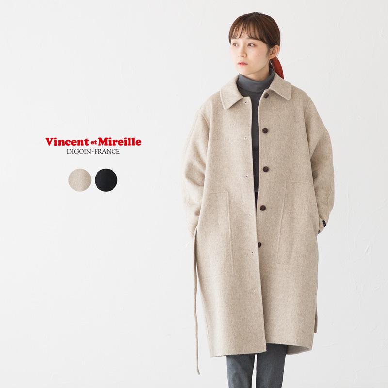 ヴァンソンエミレイユ バルカラー コート VM202DW25212 レディース