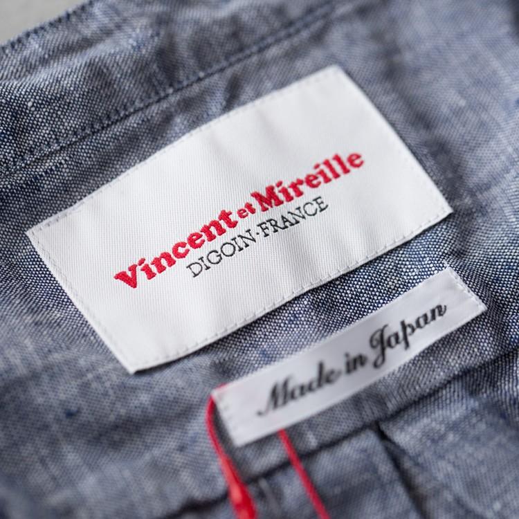 MARC LE BIHAN ハンドペイント 後染め シャツ アルチザン フランス MARC LE BIHAN ハンドペイント 後染め シャツ アルチザン フランス