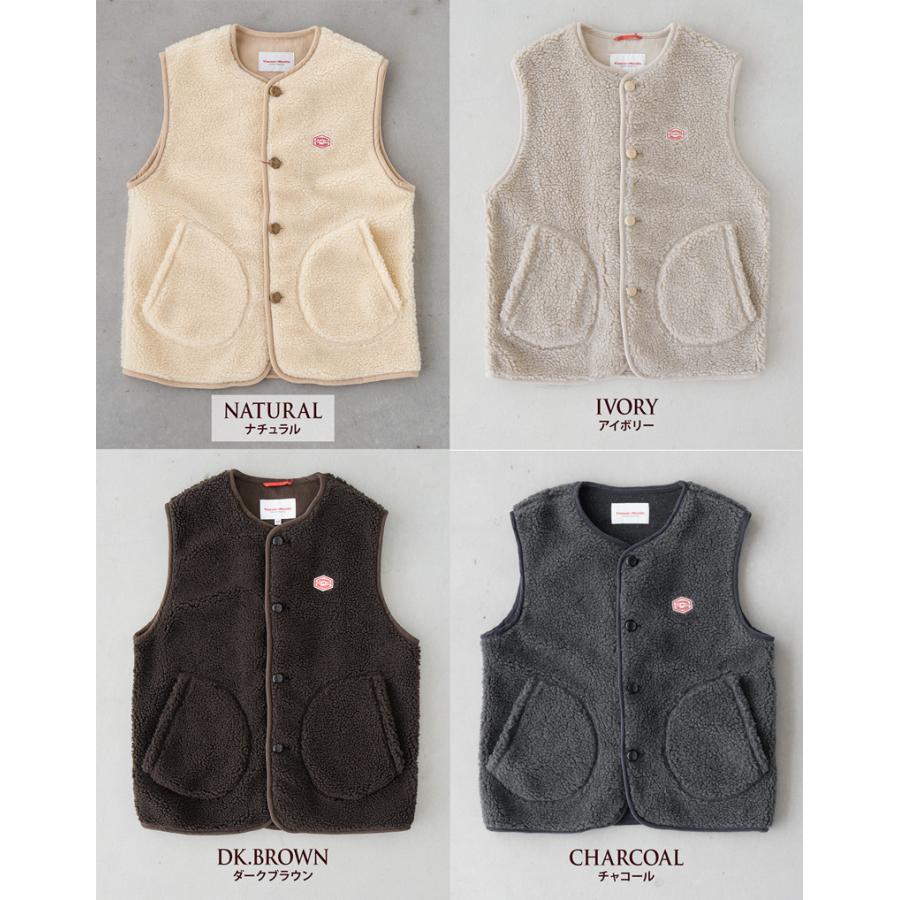 ヴァンソンエミレイユ ボア ベスト VM232KB25100 メンズ＆レディース ユニセックス