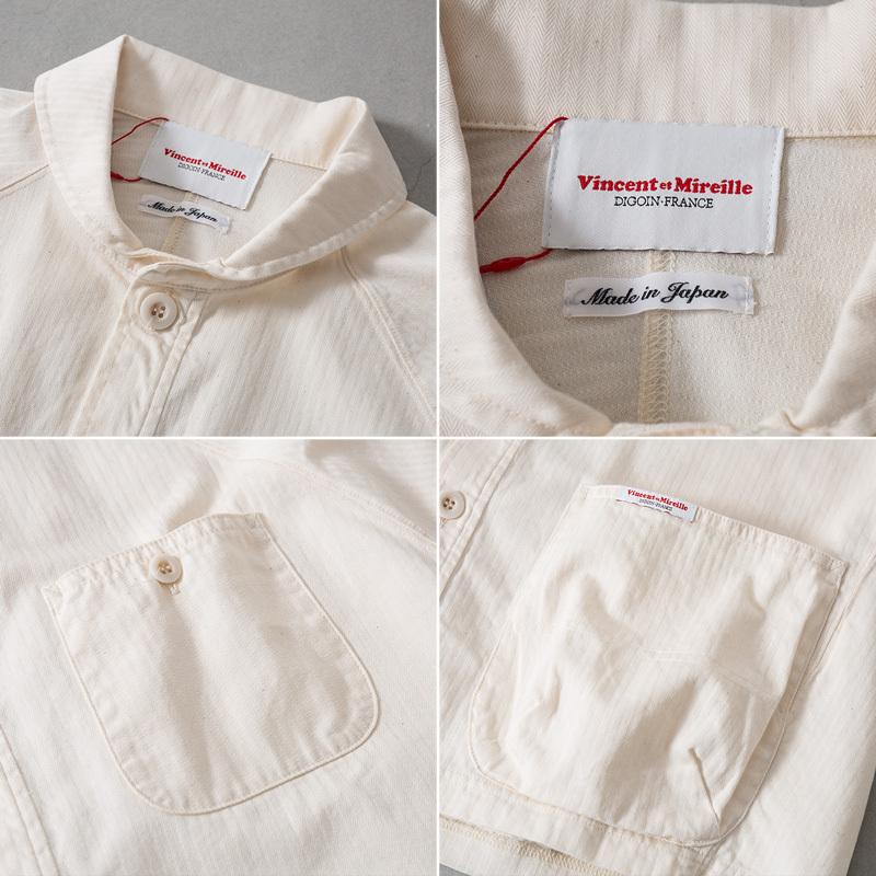 レディース＆メンズサイズ ヴァンソンエミレイユ ショールカラー