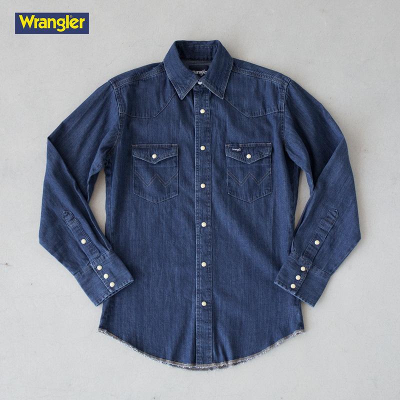 Wrangler US ラングラー デニム ウエスタン シャツ MS1041D Wrangler US ラングラー デニム ウエスタン シャツ MS1041D