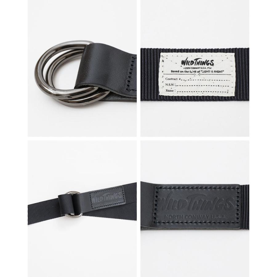 WILD THINGS（ワイルドシングス） レザー コンビ ベルト WILD THINGS