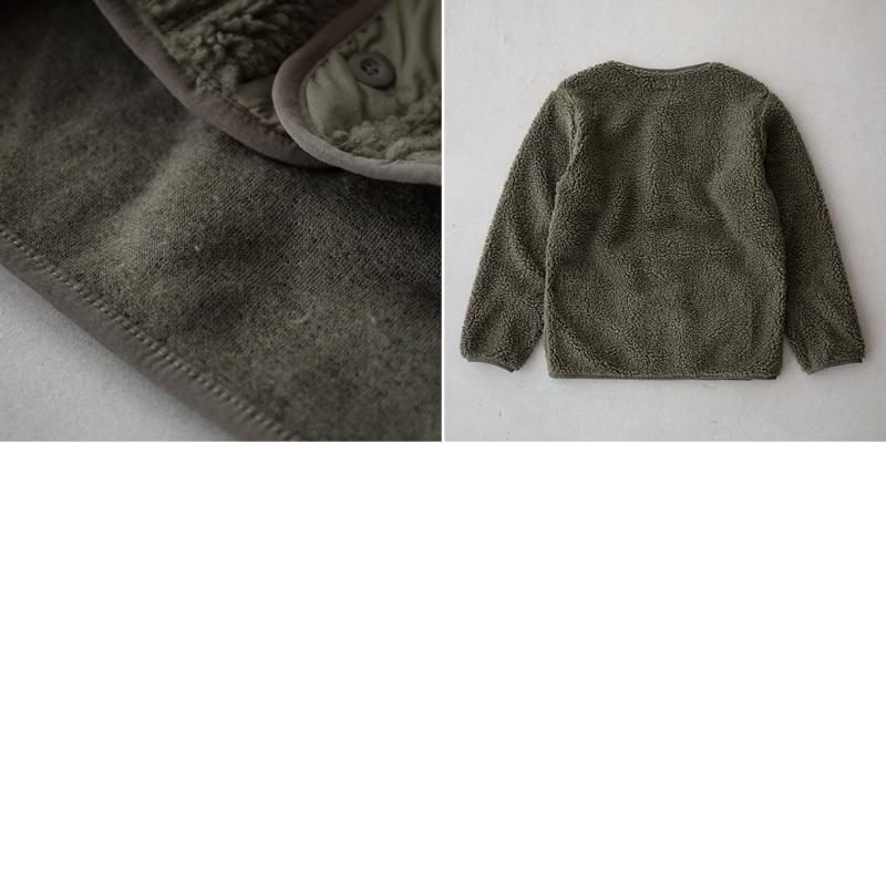 ワイルドシングス フラッフィー ボア ノーカラー ジャケット WT21125N