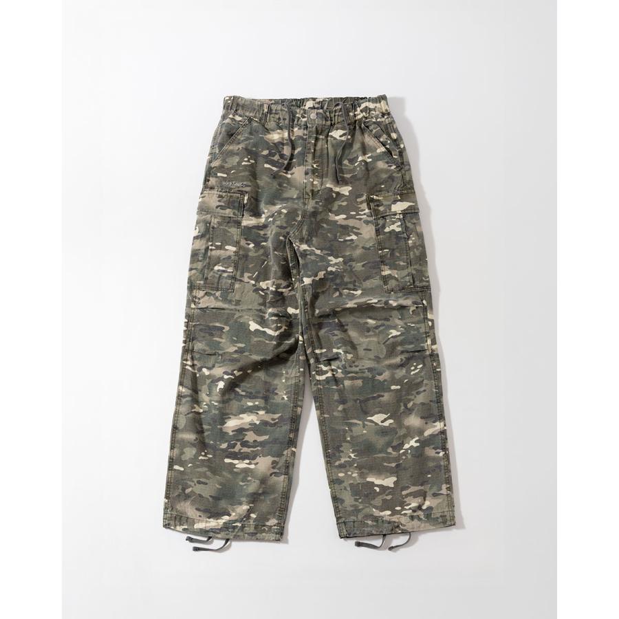 WILD THINGS（ワイルドシングス） ガーメントダイ カーゴパンツ 軍パン
