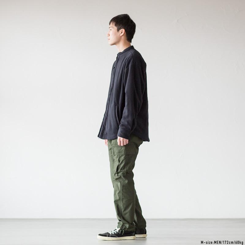 ワイルドシングス ポーラテック バンドカラー シャツ WT21138N クルー