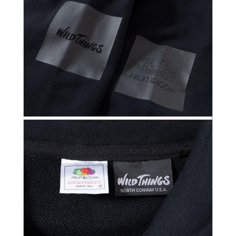 ワイルドシングス スウェット ハッピージャケット WILD THINGS フルーツオブザルーム スペシャルオーダー WT25179GA メンズ_10