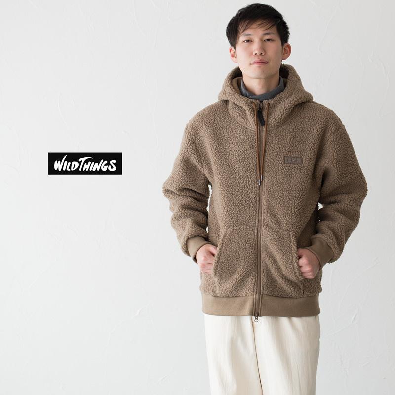 WILD THINGS ワイルドシングス フラッフィー ボア ジップ WILD THINGS ワイルドシングス フラッフィー ボア ジップ
