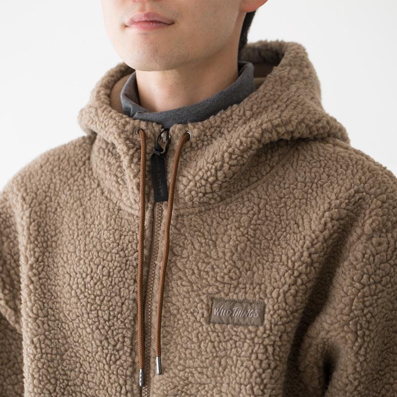 WILD THINGS（ワイルドシングス） フラッフィー ボア ジップ